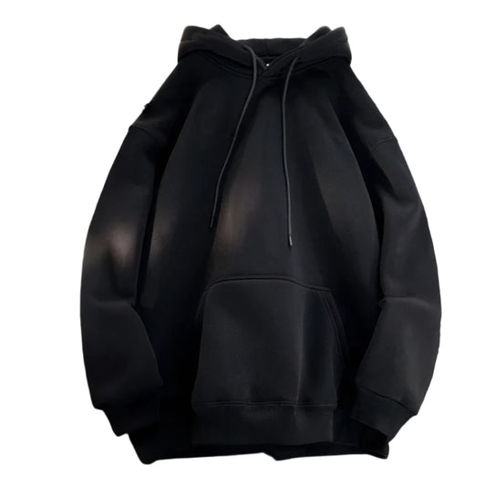 Loose Fit Pull Over Hoodie